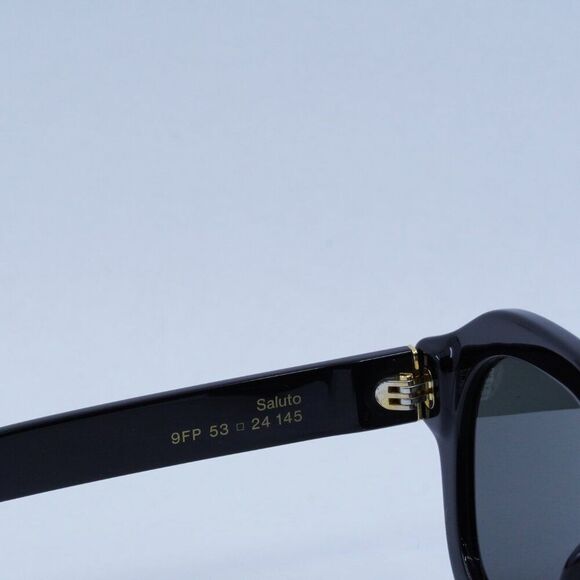 🕶️ New RetroSuperFuture SALUTO BLACK 9FP Sunglasses - Black Frame, Grey Lenses - Picture 7 of 11